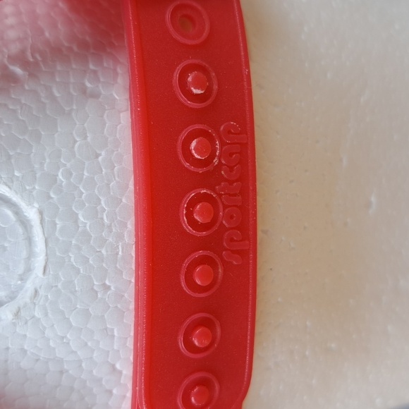 Vintage 80s Ford Mustang patched red & white mesh foam panel trucker hat cap - Picture 4 of 8